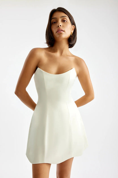 Harper Dress - Oyster