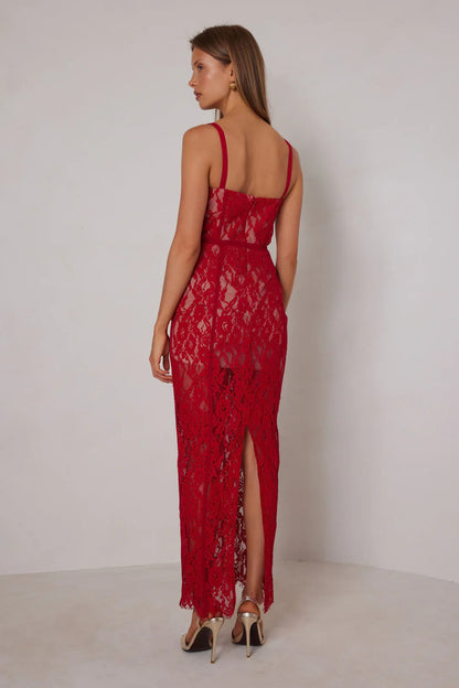 Alessandra Dress - Red