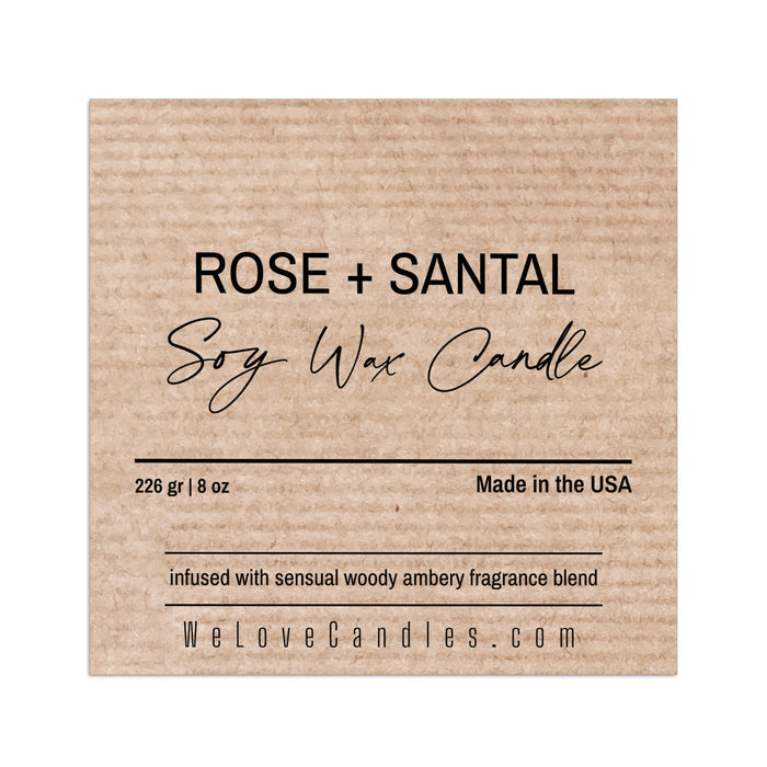 Kraft Candle Stickers