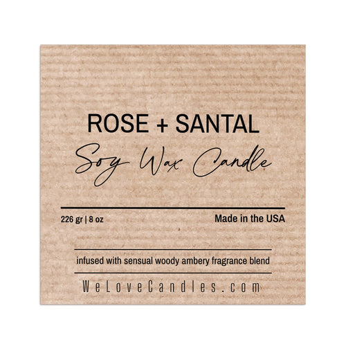 Kraft Candle Stickers