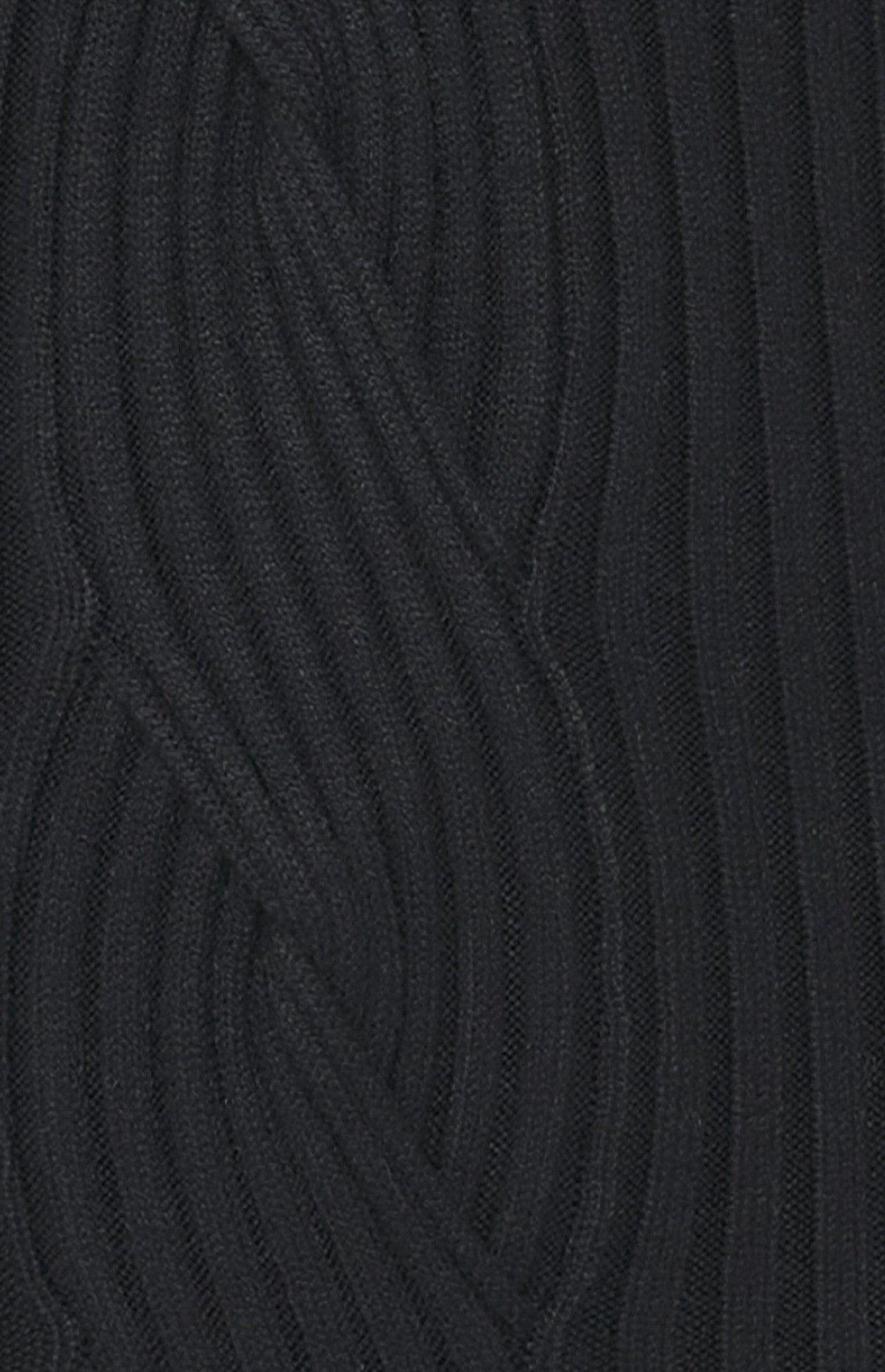 Lula Cut Out Knit Dress - Black
