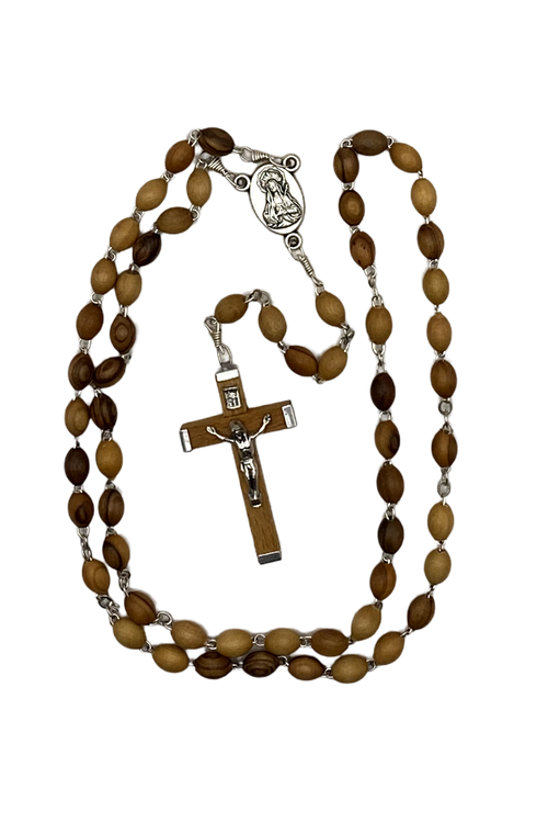 Olive Wood Jerusalem Rosary