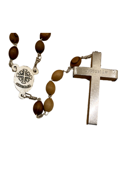 Olive Wood Jerusalem Rosary