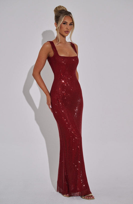 Vivienne – Elegant maxi glitter dress