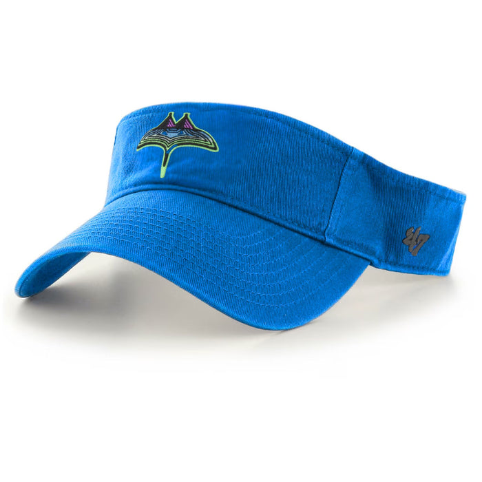 Rays '47 Brand Blue City Connect Skyray Visor Hat