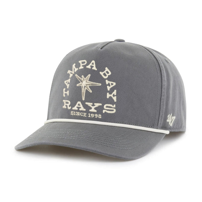 Rays '47 Brand Gray Burst Hitch Snapback Hat