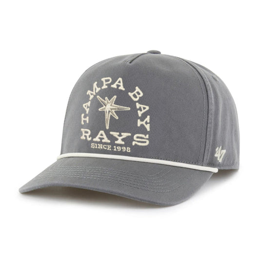 Rays '47 Brand Gray Burst Hitch Snapback Hat