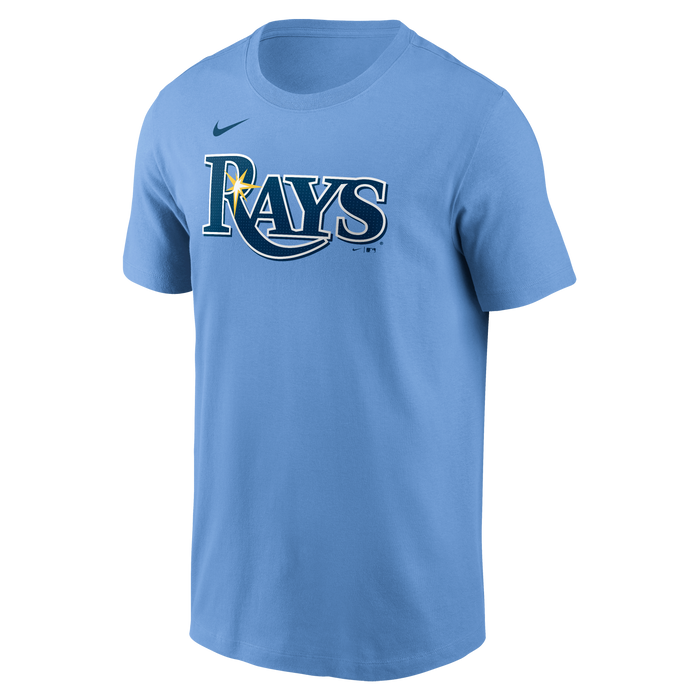 Rays Nike Columbia Blue Shane McClanahan Player Tee