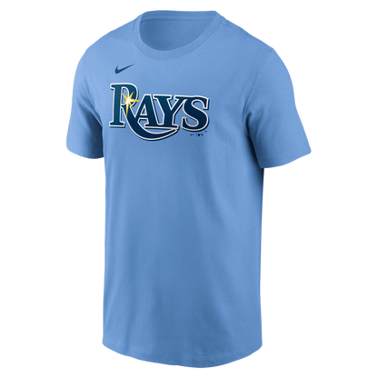 Rays Nike Columbia Blue Shane McClanahan Player Tee