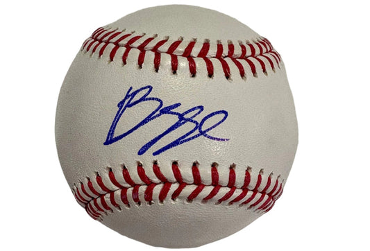 Rays Hunter Bigge Autographed Official MLB Baseball