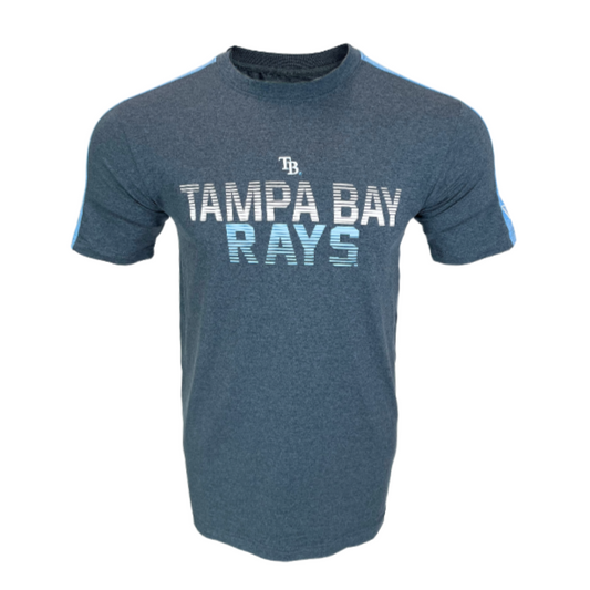 Rays Men's New Era Heathered Gray TB Rays T-Shirt