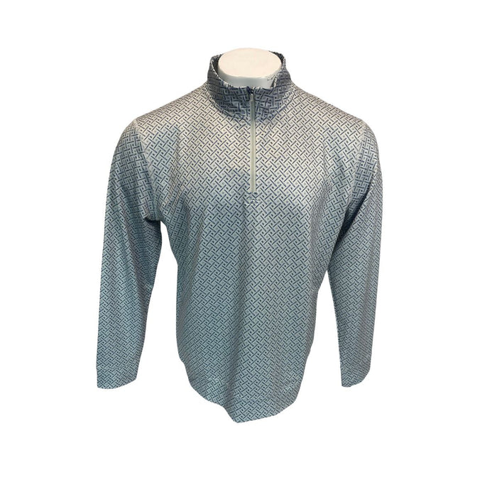 Rays Men's Onward Reserve TB Bats and Baseballs Printed Performance 1/4 Zip