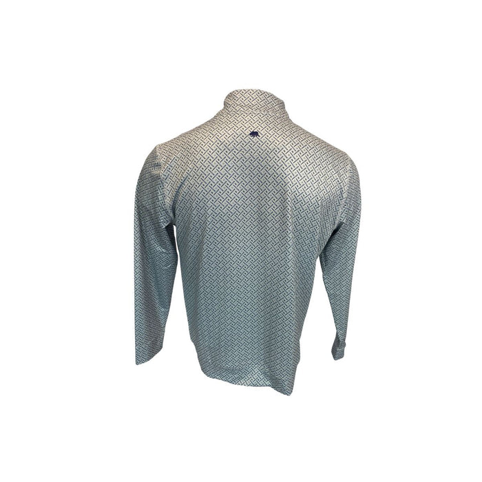 Rays Men's Onward Reserve TB Bats and Baseballs Printed Performance 1/4 Zip