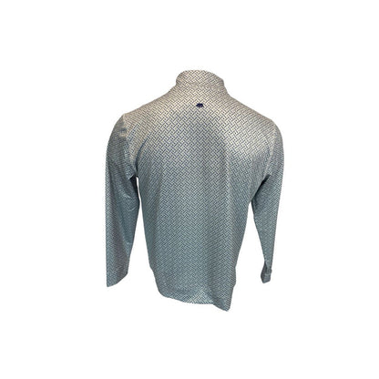 Rays Men's Onward Reserve TB Bats and Baseballs Printed Performance 1/4 Zip
