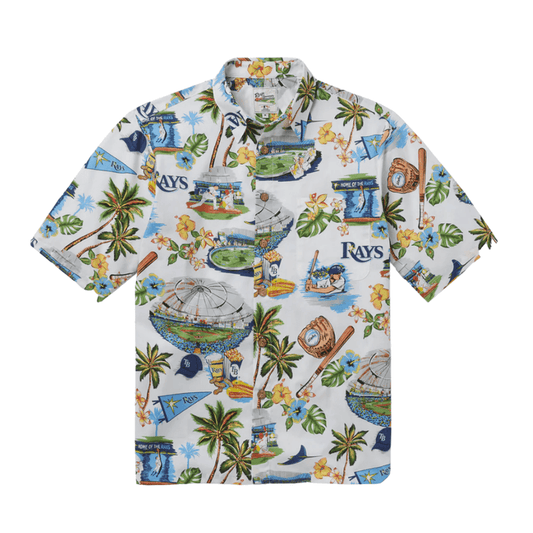 RAYS MEN'S SCENIC TB PERFORMANCE POLO - The Bay Republic | Team Store of the Tampa Bay Rays & Rowdies