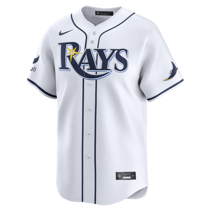 Rays Men's Nike White Vapor Limited Jersey