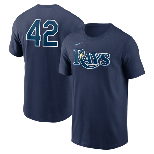Rays Nike Navy Jackie Robinson #42 T-Shirt - The Bay Republic | Team Store of the Tampa Bay Rays & Rowdies