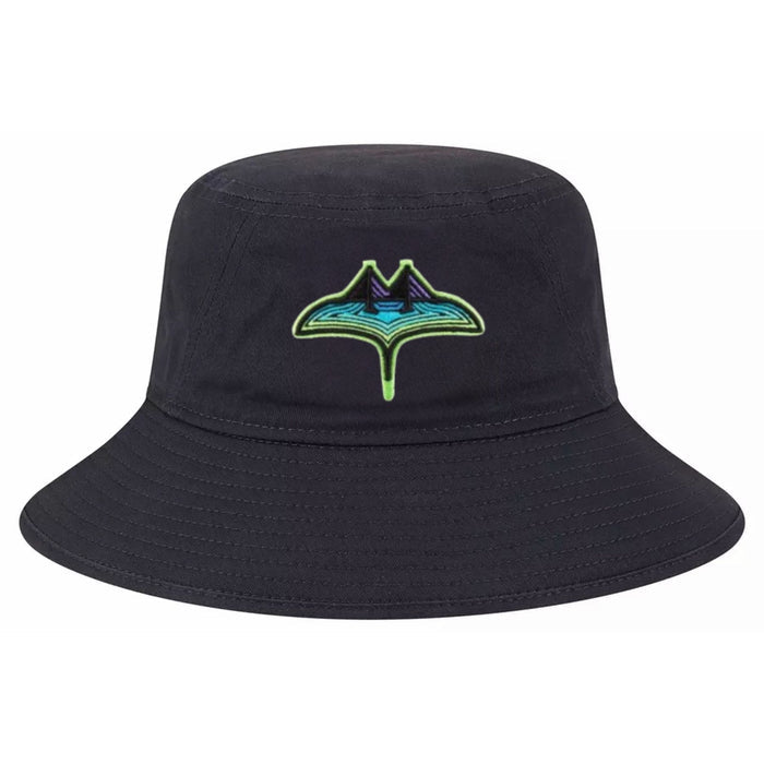 Rays New Era Black City Connect Skyray Bucket Hat