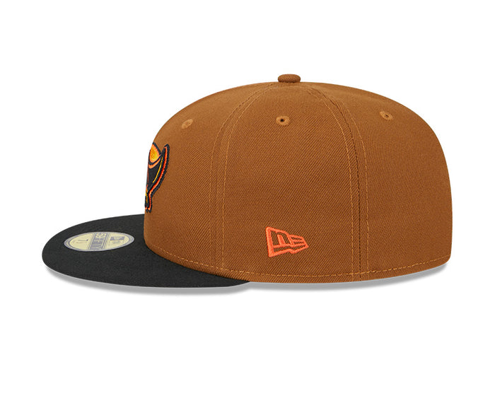 Rays New Era Brown Orange Devil Rays Alt 59Fifty Fitted Hat