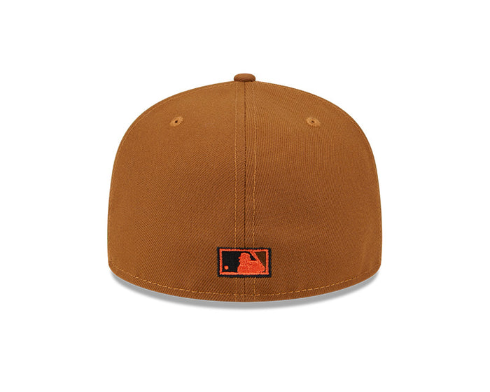 Rays New Era Brown Orange Devil Rays Alt 59Fifty Fitted Hat
