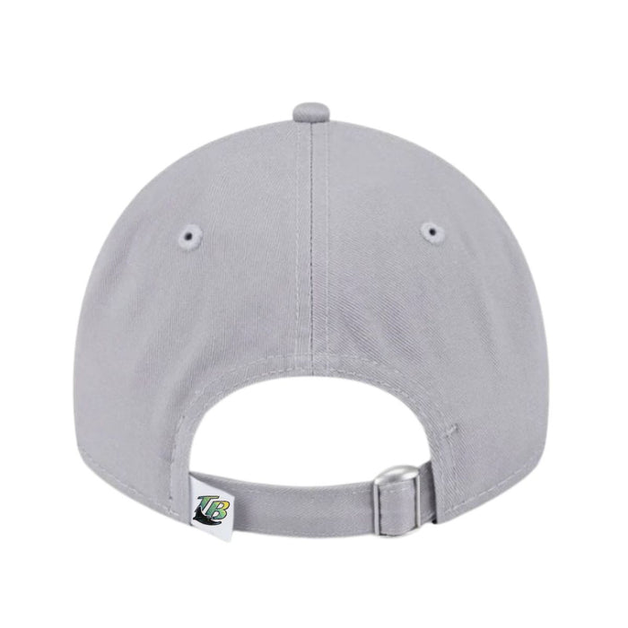 Rays New Era Devil Rays Gray Coop TB 9Twenty Adjustable Hat