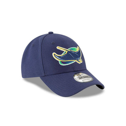 RAYS NAVY MEN'S ALTERNATIVE THE LEAGUE NEW ERA 9FORTY ADJUSTABLE HAT - The Bay Republic | Team Store of the Tampa Bay Rays & Rowdies