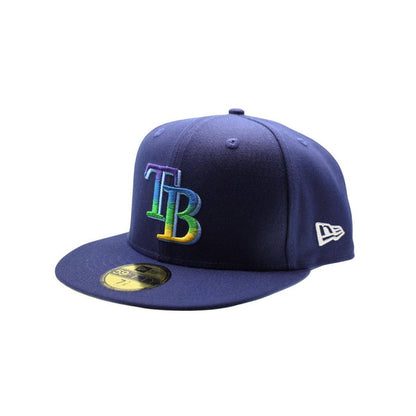 RAYS PELICAN SIDE PATCH TB GRADIENT 59FIFTY NEW ERA FITTED CAP - The Bay Republic | Team Store of the Tampa Bay Rays & Rowdies