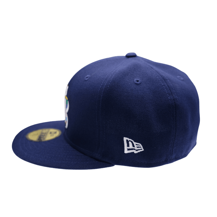 RAYS NAVY PRIDE ON-FIELD NEW ERA 59FIFTY FITTED HAT - The Bay Republic | Team Store of the Tampa Bay Rays & Rowdies