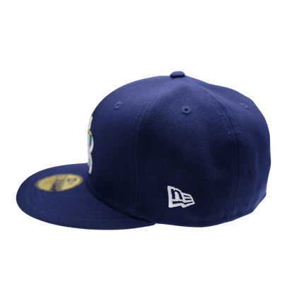 RAYS NAVY PRIDE ON-FIELD NEW ERA 59FIFTY FITTED HAT - The Bay Republic | Team Store of the Tampa Bay Rays & Rowdies