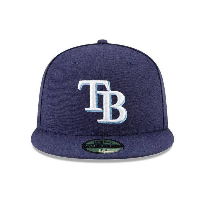 RAYS NAVY TB ON-FIELD NEW ERA 59FIFTY FITTED HAT - The Bay Republic | Team Store of the Tampa Bay Rays & Rowdies