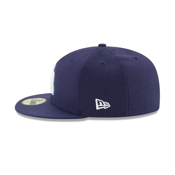 RAYS NAVY TB ON-FIELD NEW ERA 59FIFTY FITTED HAT - The Bay Republic | Team Store of the Tampa Bay Rays & Rowdies