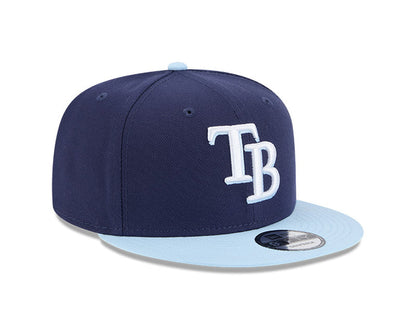Rays New Era Navy/Light Blue TB 9Fifty Snapback Hat