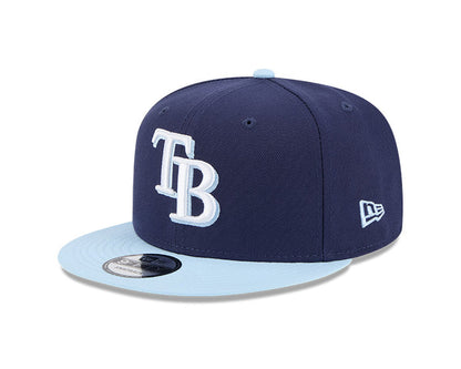 Rays New Era Navy/Light Blue TB 9Fifty Snapback Hat