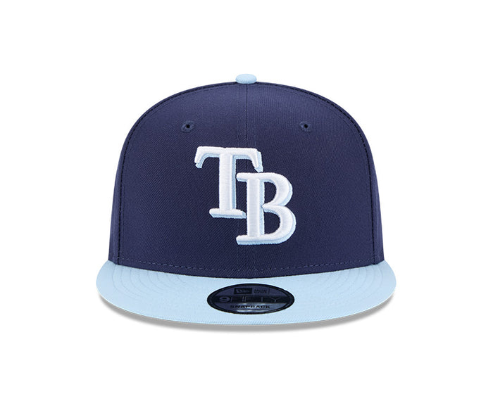 Rays New Era Navy/Light Blue TB 9Fifty Snapback Hat