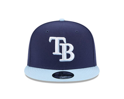 Rays New Era Navy/Light Blue TB 9Fifty Snapback Hat