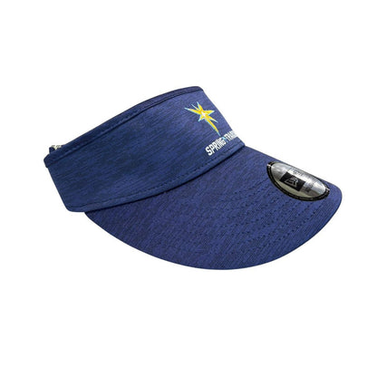 Rays New Era Spring Training 2025 Burst Script Adjustable Visor Hat