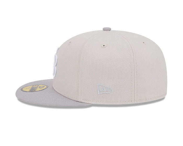 Rays New Era Stone Gray Color Pack Two Tone TB 59Fifty Fitted Hat