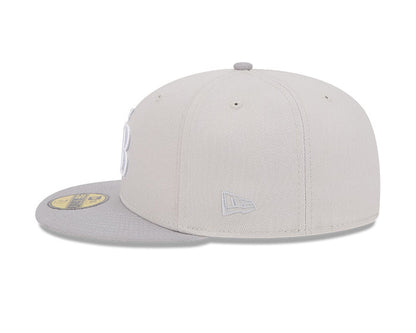 Rays New Era Stone Gray Color Pack Two Tone TB 59Fifty Fitted Hat