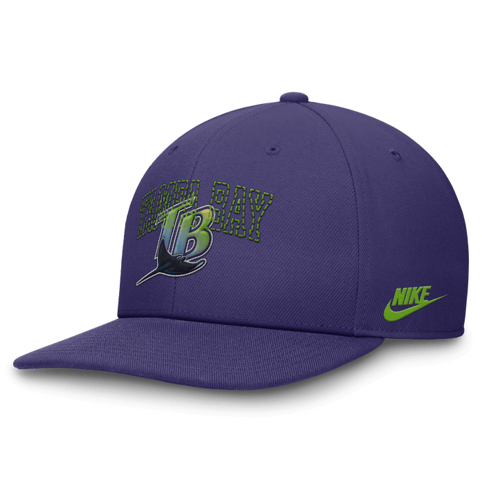 Rays Nike Purple Devil Rays Coop Stitched Pro Cap Snapback Hat - The Bay Republic | Team Store of the Tampa Bay Rays & Rowdies