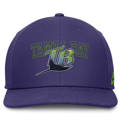 Rays Nike Purple Devil Rays Coop Stitched Pro Cap Snapback Hat - The Bay Republic | Team Store of the Tampa Bay Rays & Rowdies