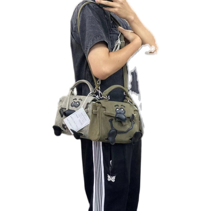 Readymade Monster Bag - Women’s Smiley Face Shoulder Handheld Crossbody Bag - Order with colors/Style