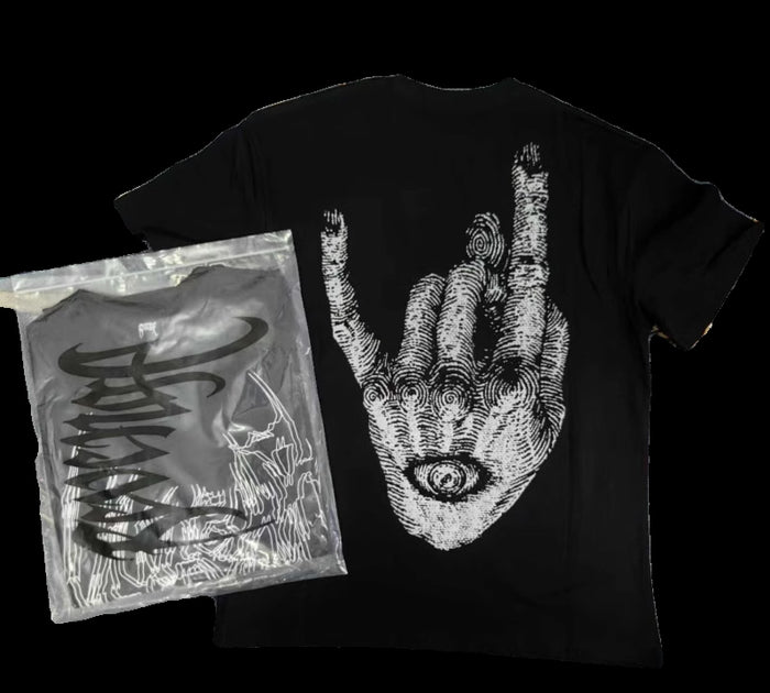 Revenge 24SS God’s Eye Puffy Print Short-Sleeve T-Shirt