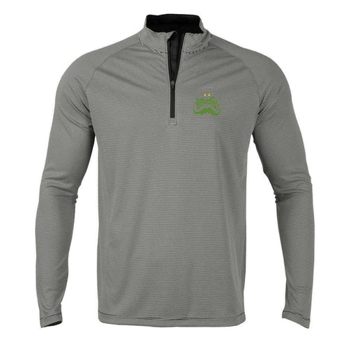 ROWDIES BLACK AND GREY STRIPE 1/4 ZIP JACKET ORION - The Bay Republic | Team Store of the Tampa Bay Rays & Rowdies