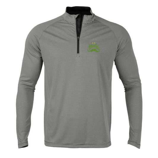 ROWDIES BLACK AND GREY STRIPE 1/4 ZIP JACKET ORION - The Bay Republic | Team Store of the Tampa Bay Rays & Rowdies