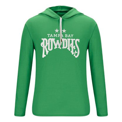 Rowdies SDS Green 2 Star Long Sleeve Hoodie