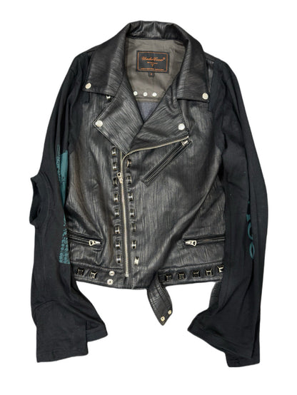 UNDERCOVER 06SS ’T’ Collection: Archive Studded Deconstructed Leather Jacket