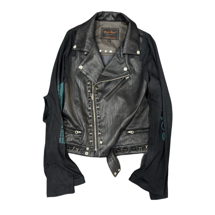UNDERCOVER 06SS ’T’ Collection: Archive Studded Deconstructed Leather Jacket