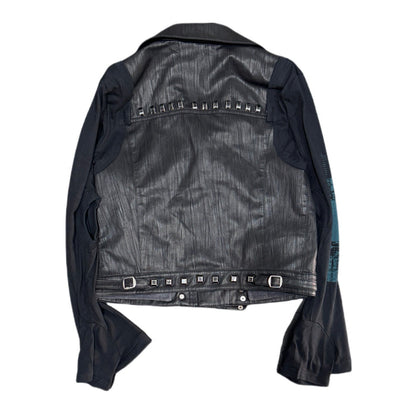 UNDERCOVER 06SS ’T’ Collection: Archive Studded Deconstructed Leather Jacket