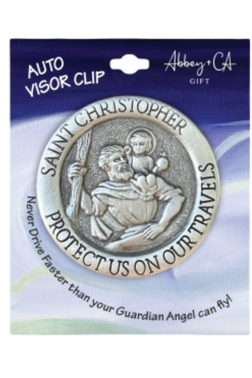 St. Christopher Auto Visor Clip