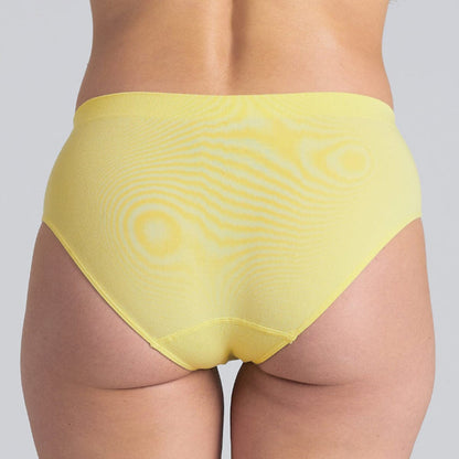 Women's SmoothFit Bikini Brief - Capri Yellow - Bamboo Underwear